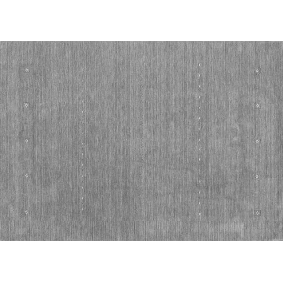 Ahgly Company Indoor Rectangle Abstract Gray Contemporary Area Rugs, 3' x 5'