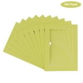 thumbnail image 2 of Pistachio Acid Free 8.5x11 Picture Frame Mats with White Core Bevel Cut for 5x7 Pictures - Fits, 2 of 4