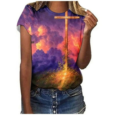 

Corset Top Plus Size Women s Fashion Short Sleeve Retro Round Neck Printed Loose Tops Blouse Orange L