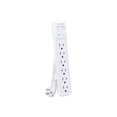 thumbnail image 3 of CyberPower Essential B615 - Surge protector - AC 125 V - 1875 Watt - output connectors: 6 - 16.4 ft cord - white, 3 of 6