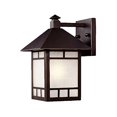 thumbnail image 1 of Acclaim 9002ABZ Artisan Collection 1-Light Wall Mount Outdoor Light Fixture, Architectural Bronze, 1 of 2