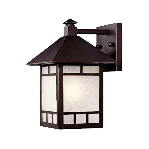 Acclaim 9002ABZ Artisan Collection 1-Light Wall Mount Outdoor Light Fixture, Architectural Bronze