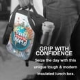 thumbnail image 6 of Bingfone Travel Around The World Reusable Insulated Lunch Bag Cooler for Work School Picnic or Travel, 6 of 9