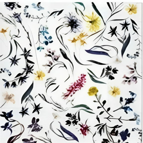 Keep Unique Vintage Floral Luncheon Paper Napkins White & Blue , 20/Pack