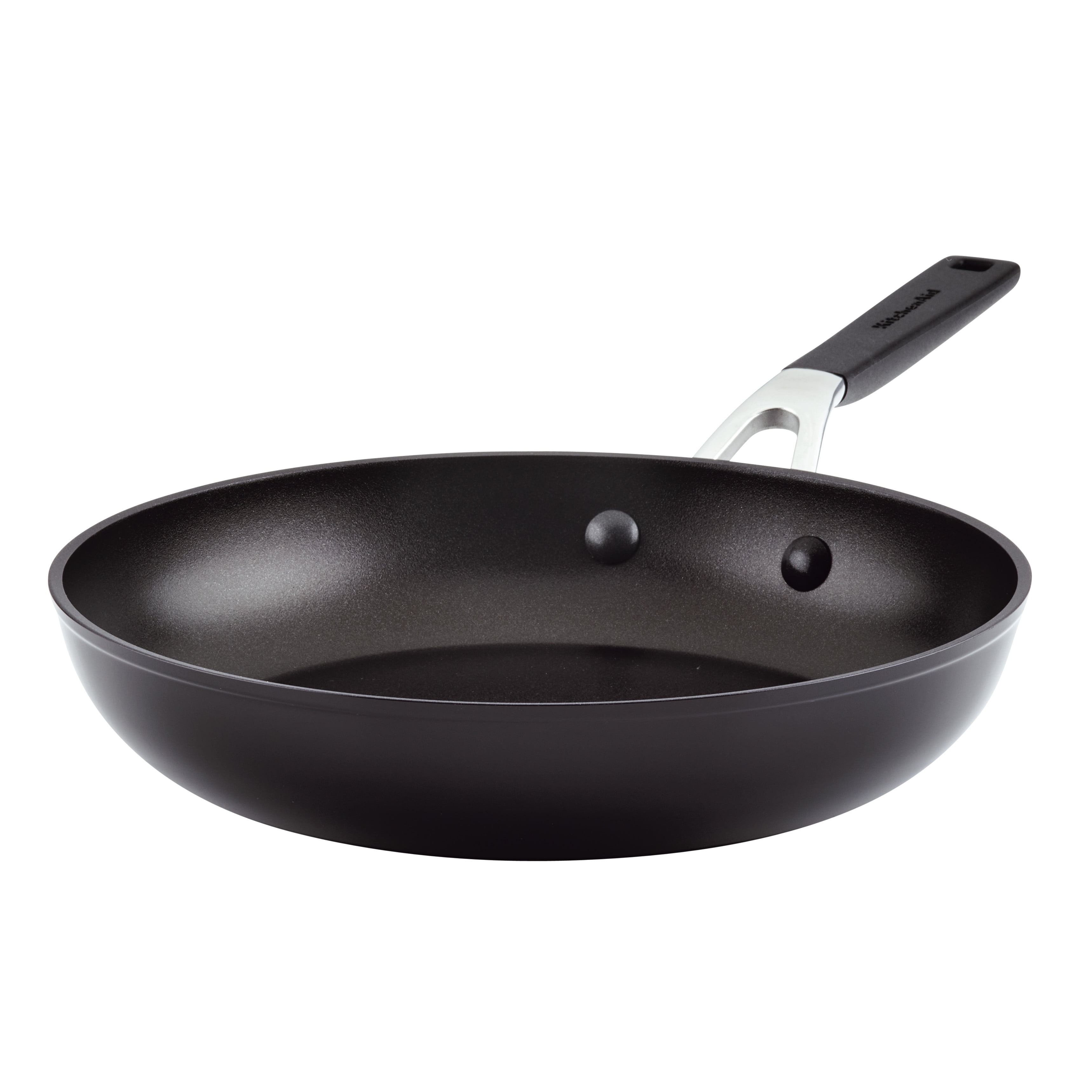KitchenAid 10-inch Hard Anodized Nonstick Frying Pan, Onyx Black
