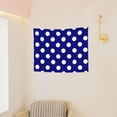 thumbnail image 3 of Kdxio Navy And White Polka Dot Wall Hanging Tapestries Banner For Bedroom College Dorm Home Living Room Party Decor 29X37 In, 3 of 8