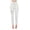 style-01 White, variant on Gubotare Skinny Jeans Women Short Women's Skinny Ripped Trendy Jeans Distressed Stretchy Denim Pants (White,Size XL)