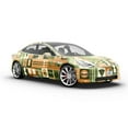 thumbnail image 6 of Rwraps Japanese Green Meat Gloss Vinyl Film Wrap 59in x 24ft Vinyl Vehicle Car Film Sheet Roll, 6 of 9