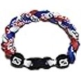 thumbnail image 3 of Sport Ropes Triple Titanium Bracelet (Red/White/Blue, 8"), 3 of 4