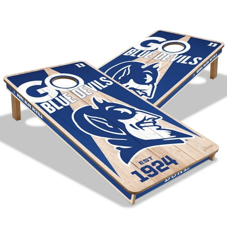 YouTheFan NCAA Duke Blue Devils 2 x 4 Cornhole Game No Bags