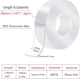 thumbnail image 3 of Cinta Adhesiva de Doble Cara Extra fuerte Afortunado 6m Nano Lavable transparente, 3 of 5