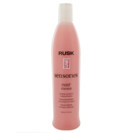 Rusk sensories moist shampoo, sunflower & apricot, 13.5