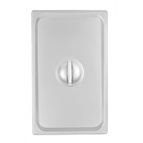 Full Size Solid Stainless Steam Table Cover, Each