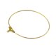 thumbnail image 4 of Pendiente de Lote de 20 Piezas Sunnimix Joyería de Alambre de Oreja de Aro Redondo DIY Oro Aros de abalorios Redondos de latón, 4 of 6