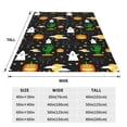 thumbnail image 3 of Fuzoiu Halloween Print Ultra-Soft Micro Fleece Blanket,All Seasons Flannel Throw, Lightweight Blanket for Bed, Sofa, Couch, Movie Night, Camping, and Travel-80"x60", 3 of 7