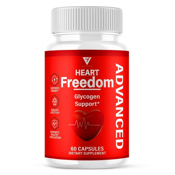 Heart Freedom Pills, Heart Freedom Glycogen and Circulation Support Maximum Strength Supplement (60 Capsules)
