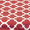 Ogee Curl Cranberry, variant on Waverly Inspirations Vinyl Tablecover With Flannel Backing, 6Ft Table, 72" x 30", Snowflake Red, 1 PK