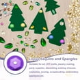 thumbnail image 4 of Loose Sequins 4000 Pcs 5MM Silver Backed Cup Embroidery Sequins Spangles for Jewelry Making Crafts Sewing, Dark Purple, 4 of 6