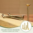 thumbnail image 5 of Uxcell Brass Wood Screws Self Tapping Screws, Flat Cross Head Fit for Door Hinges Electronics Furniture M5 x 16 mm 25, 5 of 6