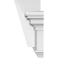 thumbnail image 4 of Ekena Millwork 153" Bottom Width x 156 7/8" Top Width x 7 1/4"H x 1"P Traditional Crosshead w/ Deco Keystone, 4 of 24