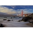 thumbnail image 2 of Vasenev, Evgeny 32x23 Black Ornate Wood Framed with Double Matting Museum Art Print Titled - Golden Gate Bridge, 2 of 4