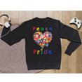 thumbnail image 5 of Peace Love Pride Sphynx with Rainbow Sunglasses LGBT LGBTQ+ Sweatshirt Unisex Merch Cat Lover Kitten Owner Gifts Idea - 01004, 5 of 6