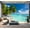 Color7, variant on Peel and Stick Wallpaper Waterproof Tropical beach beautiful sunrise view Punta Cana bay Dominican Wall Mural Decor Self Adhesive and Removable 69in x 98in
