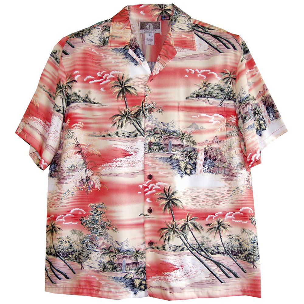 RJC Paradise Island Surf Made in Hawaii Mens Hawaiian Shirt
