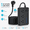 Black, variant on BOHASHIN Power Strip Extension Cord, 15 ft long Extension Cord for 6 Widely Spaced Outlets with 4 USB Fast Charge USB Charging Ports(Black)