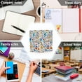 thumbnail image 6 of FORMRS 1-Subject Spiral Notebook 8" x 5" College Ruled 60 Refillable Sheet A5 Hard Cover, 2 Pack, Doodle Pattern, 6 of 7