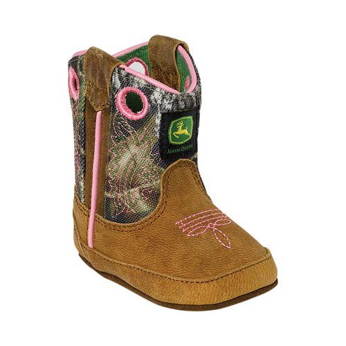 Infant Girls' John Deere Boots Johnny Popper 0246
