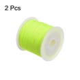 thumbnail image 3 of Uxcell Nylon Cord DIY Making Satin String Craft Wire with Plastic Spool 147ft, Fluorescent Yellow, 2 Pack, 3 of 4