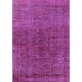 thumbnail image 1 of Ahgly Company Machine Washable Indoor Rectangle Industrial Modern Medium Violet Red Pink Area Rugs, 8' x 12', 1 of 7