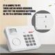 thumbnail image 3 of Sensor De Movimiento Pir Inalámbrico Alarma Contraseña Teclado De Seguridad Para El Hogar Detectores Infrarrojos Remotos Minnieouse EL009998-00, 3 of 6