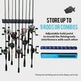 thumbnail image 6 of Fishing Rod Holder Fishing Poles Vertical Support Rack Holds 9 Fishing Rod, 6 of 15
