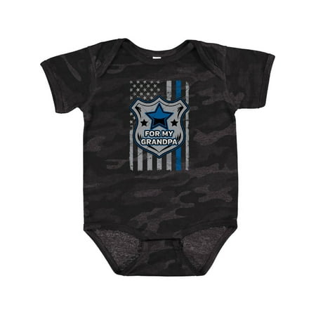 

Inktastic Police Officer Grandpa Law Enforcement Gift Baby Boy or Baby Girl Bodysuit