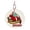 A, variant on JeashCHAT Christmas Decorations Indoor Christmas Ornaments 1pcsChristmas Ornaments Santa Claus Masked Souvenir Tree Hanging Ornaments