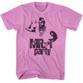 thumbnail image 1 of Mr. T Party Neon Purple Heather Adult T-Shirt, 1 of 2