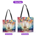 thumbnail image 5 of Happy Birthday to Cocker Spaniel Kitten Party Balloons Cake All Over Print 3D Canvas Tote Bag Cockers Dog Lover Gifts Reusable Handbag - 00027, 5 of 5