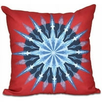 Simply Daisy 16" x 16" Sea Wheel Geometric Print Pillow