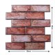 thumbnail image 2 of Calcomanía Pared 3D anticolisión pegatina Pared extraíble PVC Irregular ladrillo panel Pared decoraciones artísticas 10 Piezas Advancent JJ24094-02, 2 of 6