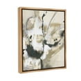 thumbnail image 4 of Stupell Industries Fluid Black & Beige Abstract Abstract Painting Brown Floater Framed Canvas Art Print Wall Art, 25 x 31, 4 of 10