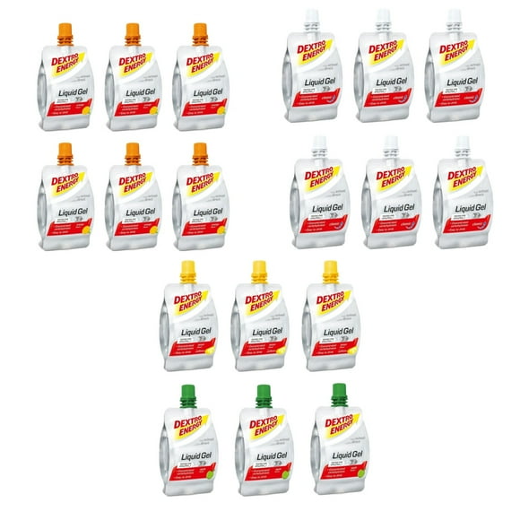 Dextro Energy Liquid Gel 60ml, Gel Con Carbohidratos 18pz Surtido DEXTRO ENERGY LIQUID GEL