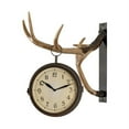 thumbnail image 6 of Deer Park Clock Tan Resin 16" Ht. Farmhouse Style, 6 of 6