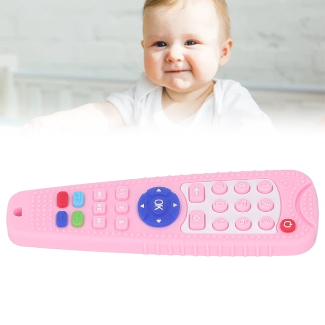 Baby Simulation Remote Control Shaped Various Button Soft Silicone