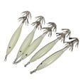 thumbnail image 1 of LURE DE PESCA 8 CM ABS Sin desacoplamiento Streamingline Modelado Reducir Resistencia al viento Operación simple Ganchos para pescado de mar Calamar Color luminoso 5pcs 5 piezas Methold OD019650-01B, 1 of 7