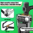 thumbnail image 5 of Candado Antirrobo para Bicicleta Plegable con Soporte Air Tag, Candado de Combinación de Alta Seguridad para Bicicletas Eléctricas y Scooters, 5 of 5