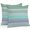 Gray Green Mist Blue, variant on Throw Pillow Covers 16x16 Inch Set of 2, Purple Pink Boho Waterproof Outdoor Pillow Covers, Vintage Ethnic Tribe Abstract Art Decorative Cushion Pillowcases for Couch, Sofa, Bed, Garden, Patio