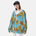 thumbnail image 3 of Lsque Sunflowers UPF 50+ Lightweight Sun Protection Men's Women's Long Sleeve Shirt, Hoodie Performance -XX-Large, 3 of 9