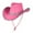 Pink, variant on Western Women Cowboy Hat Sunhat Wide Brim Fedora Hat Party Hat Cowgirl Hats for Pink
